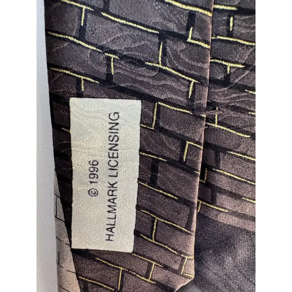 Vintage 1996 Hallmark Halloween Tie Ghost Blues Band Novelty Necktie 90s Retro